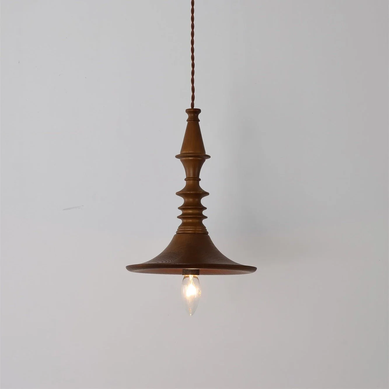 Tessira Wood Industrial Pendant Lamp - Image 33