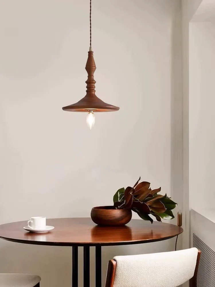 Tessira Wood Industrial Pendant Lamp - Image 4