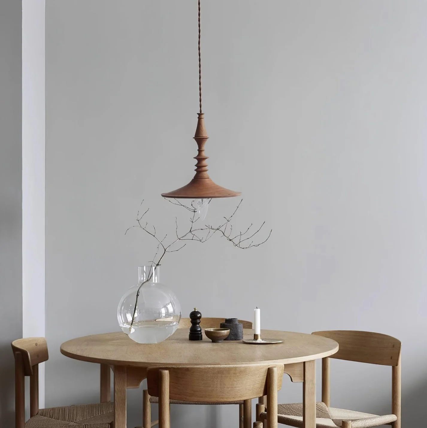 Tessira Wood Industrial Pendant Lamp - Image 43