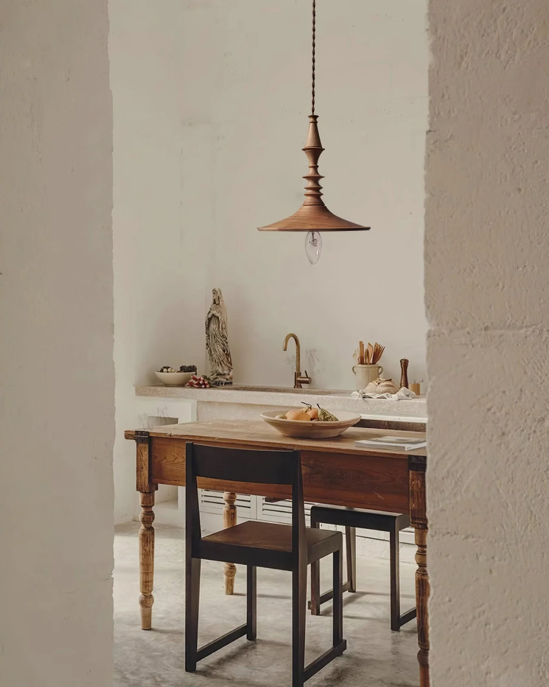 Tessira Wood Industrial Pendant Lamp - Image 61