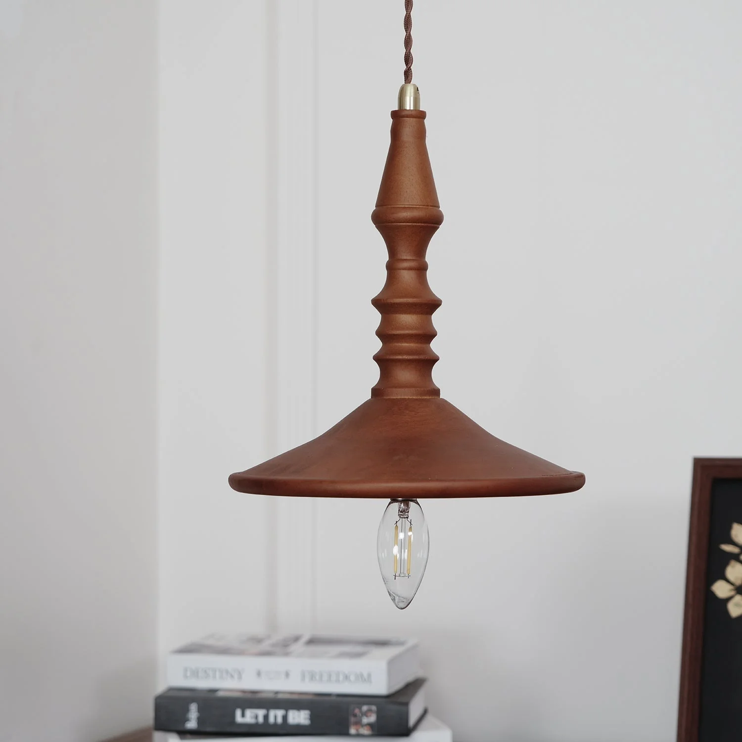 Tessira Wood Industrial Pendant Lamp - Image 88
