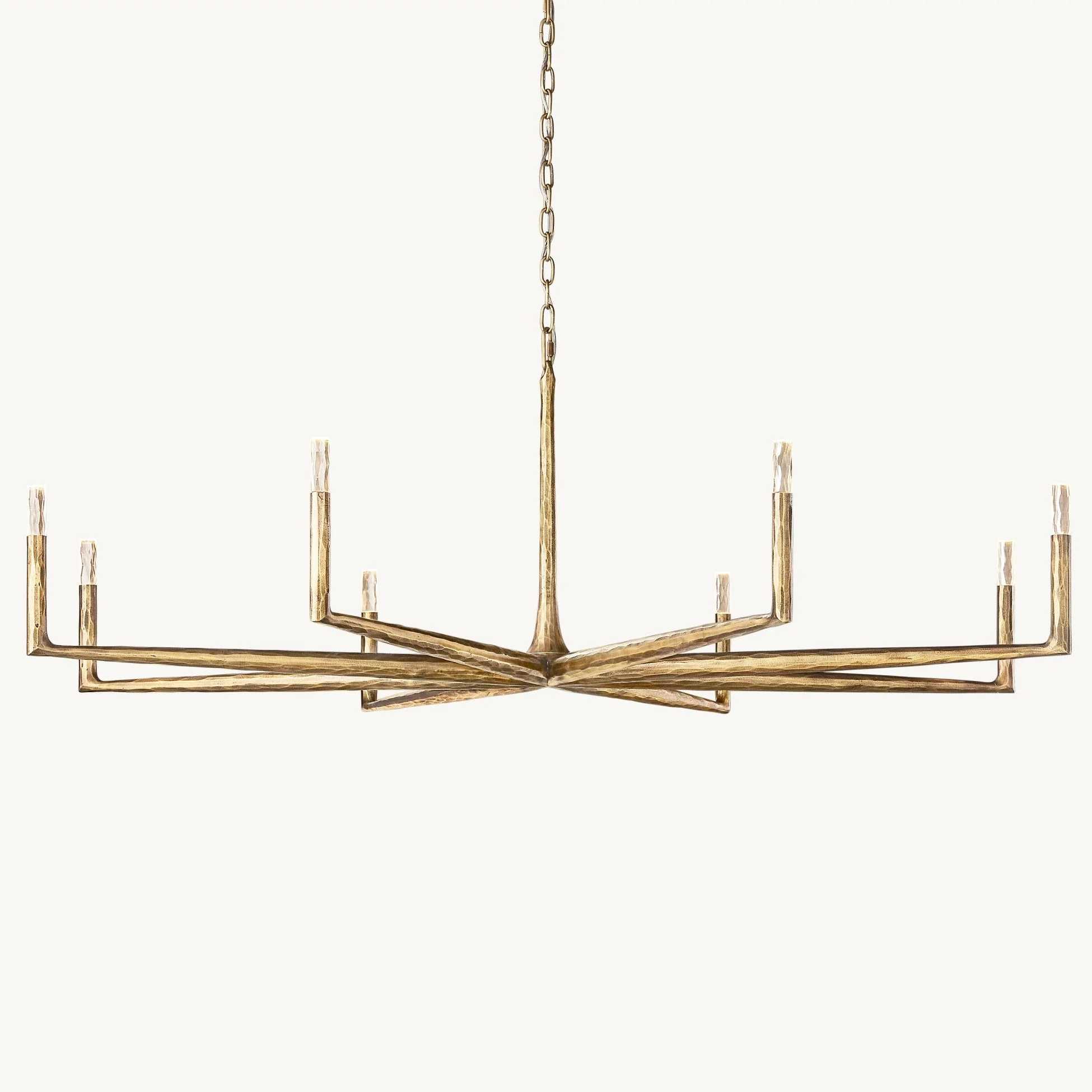 Thaddeus Contemporary Brass Chandelier - Image 14