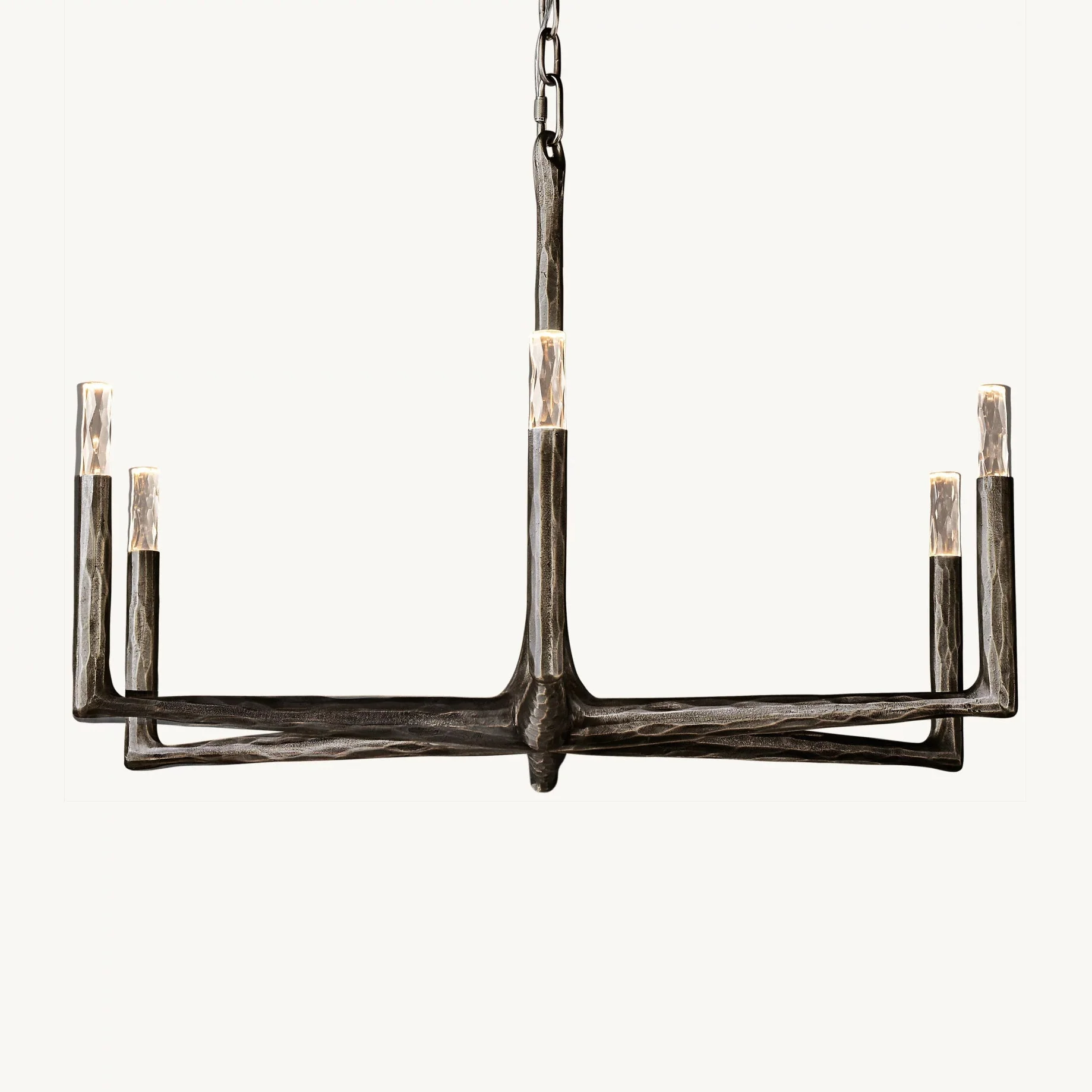 Thaddeus Contemporary Brass Chandelier - Image 17