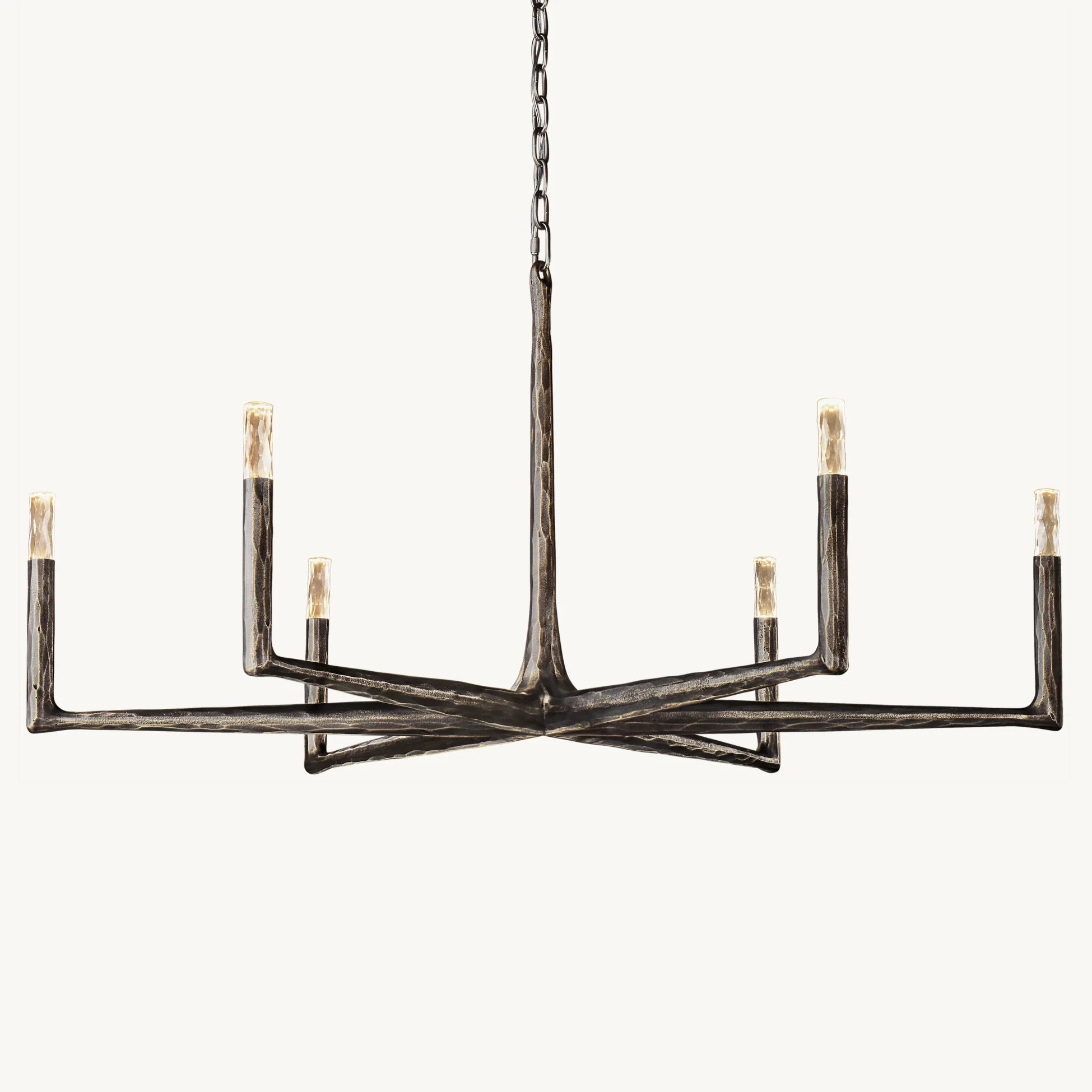 Thaddeus Contemporary Brass Chandelier - Image 44