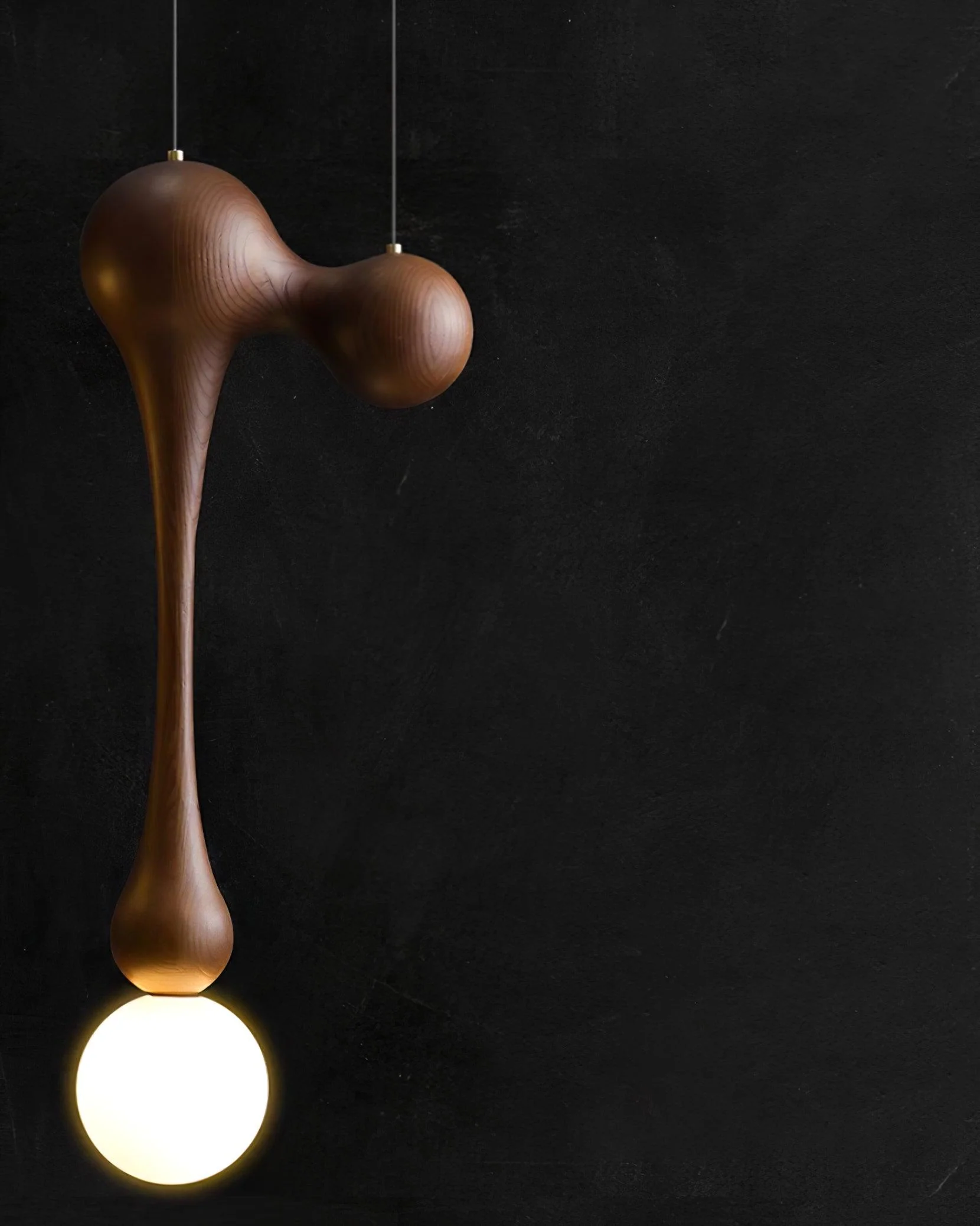 Thaddeus Luxury Wood Pendant Light - Image 10