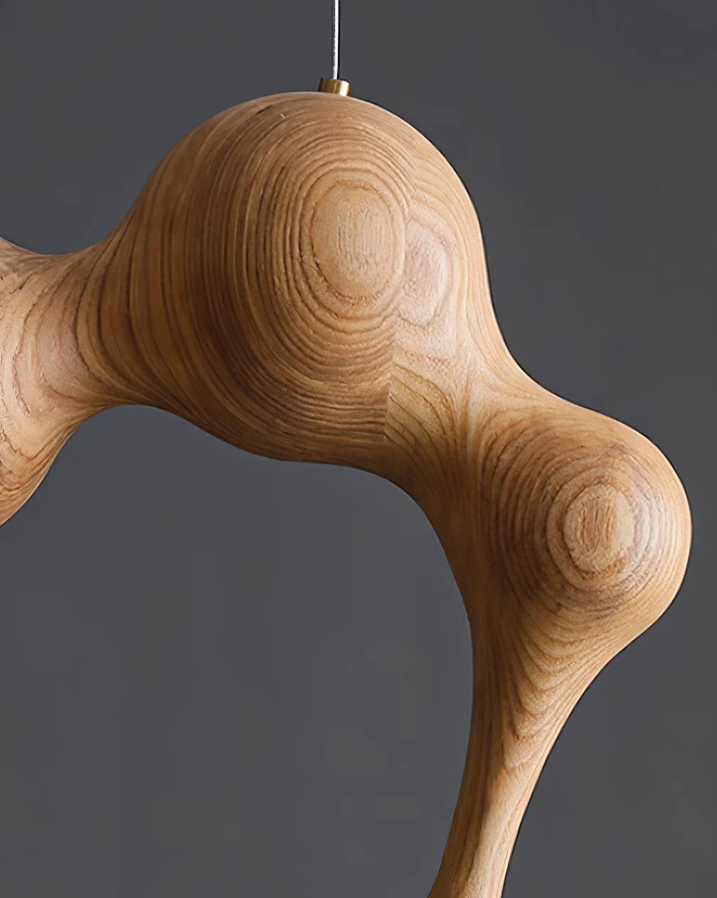 Thaddeus Luxury Wood Pendant Light - Image 11