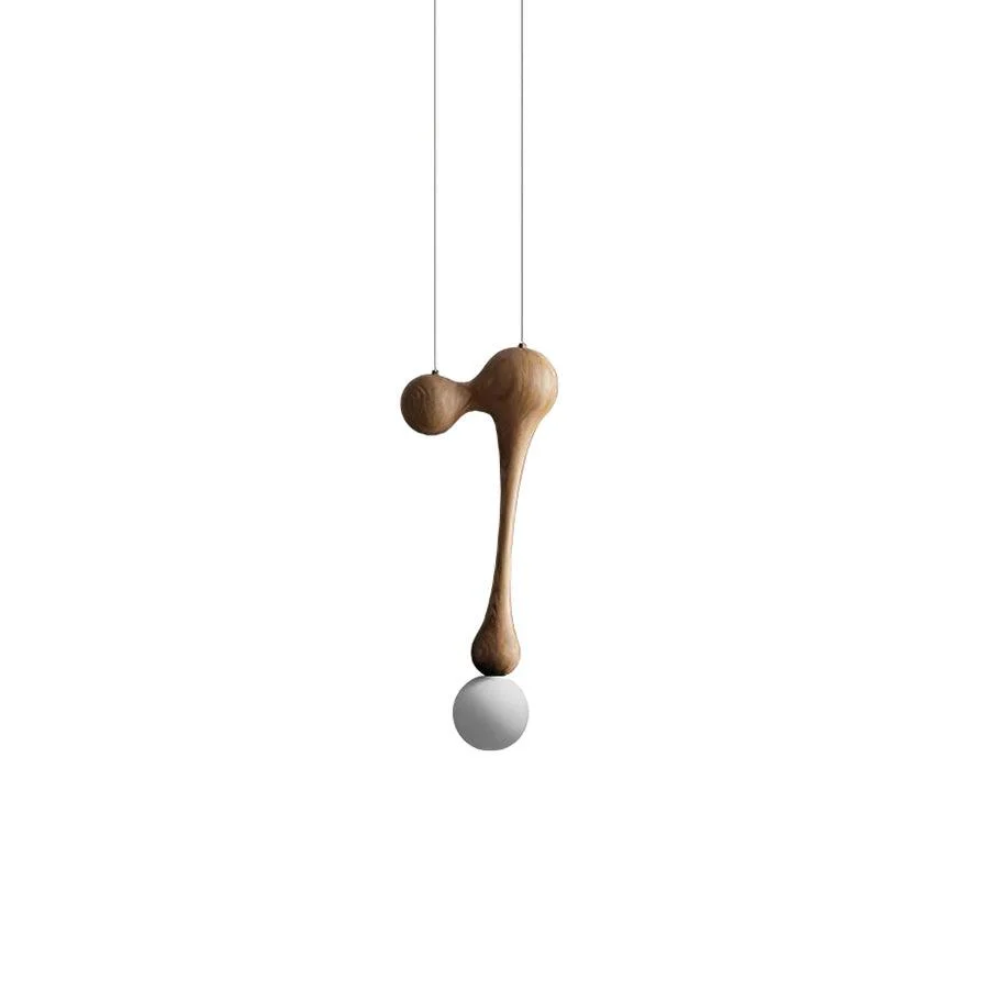 Thaddeus Luxury Wood Pendant Light - Image 17