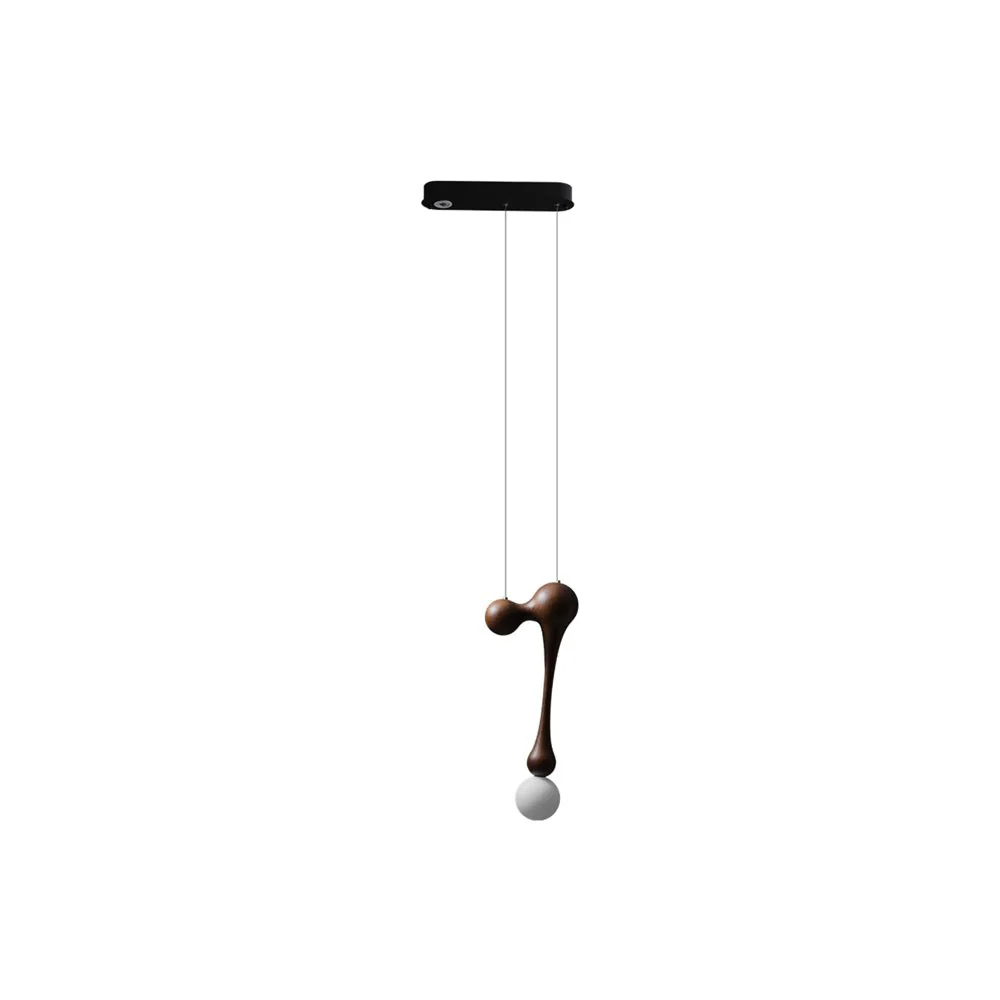 Thaddeus Luxury Wood Pendant Light - Image 22