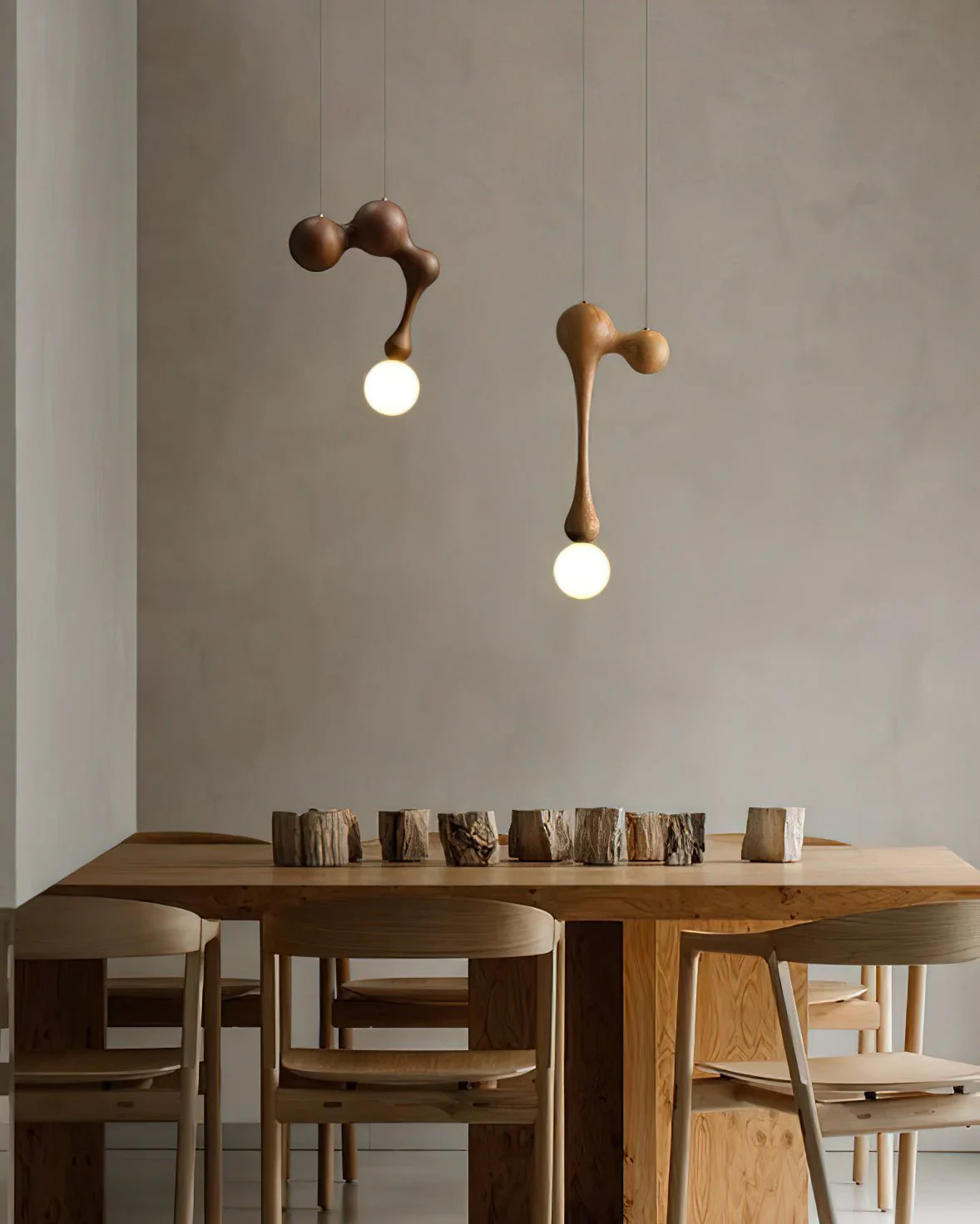 Thaddeus Luxury Wood Pendant Light - Image 29
