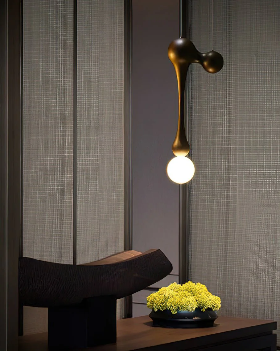 Thaddeus Luxury Wood Pendant Light - Image 31