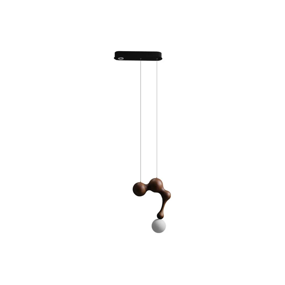 Thaddeus Luxury Wood Pendant Light - Image 43