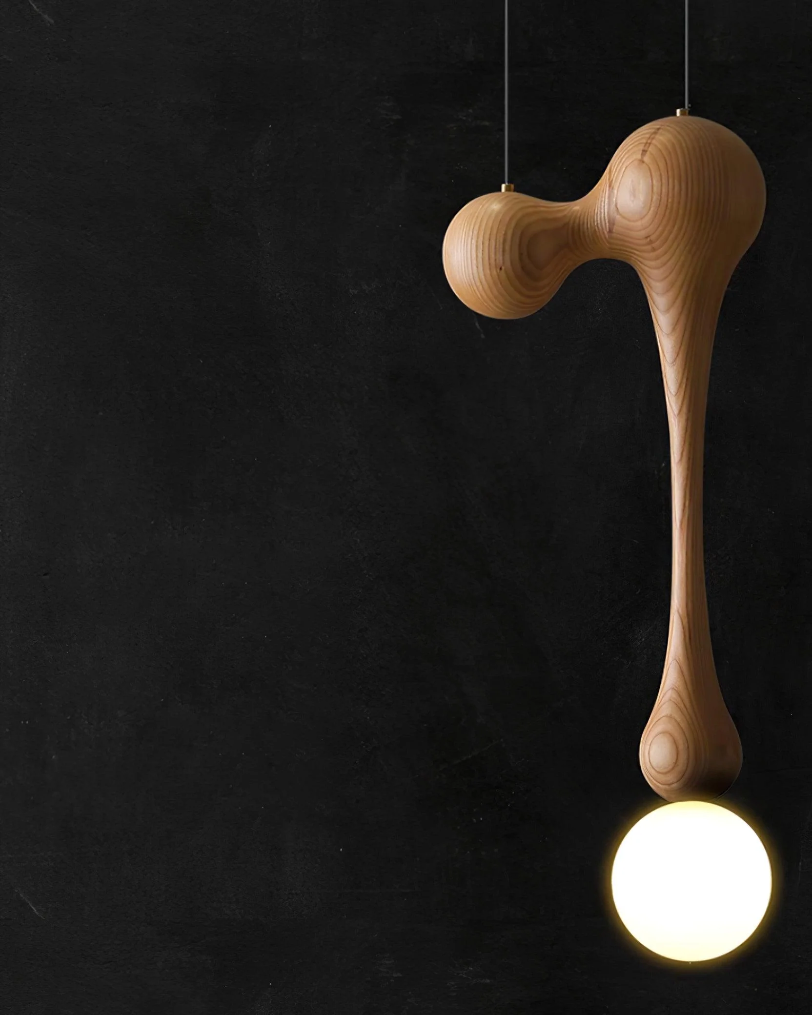 Thaddeus Luxury Wood Pendant Light - Image 8