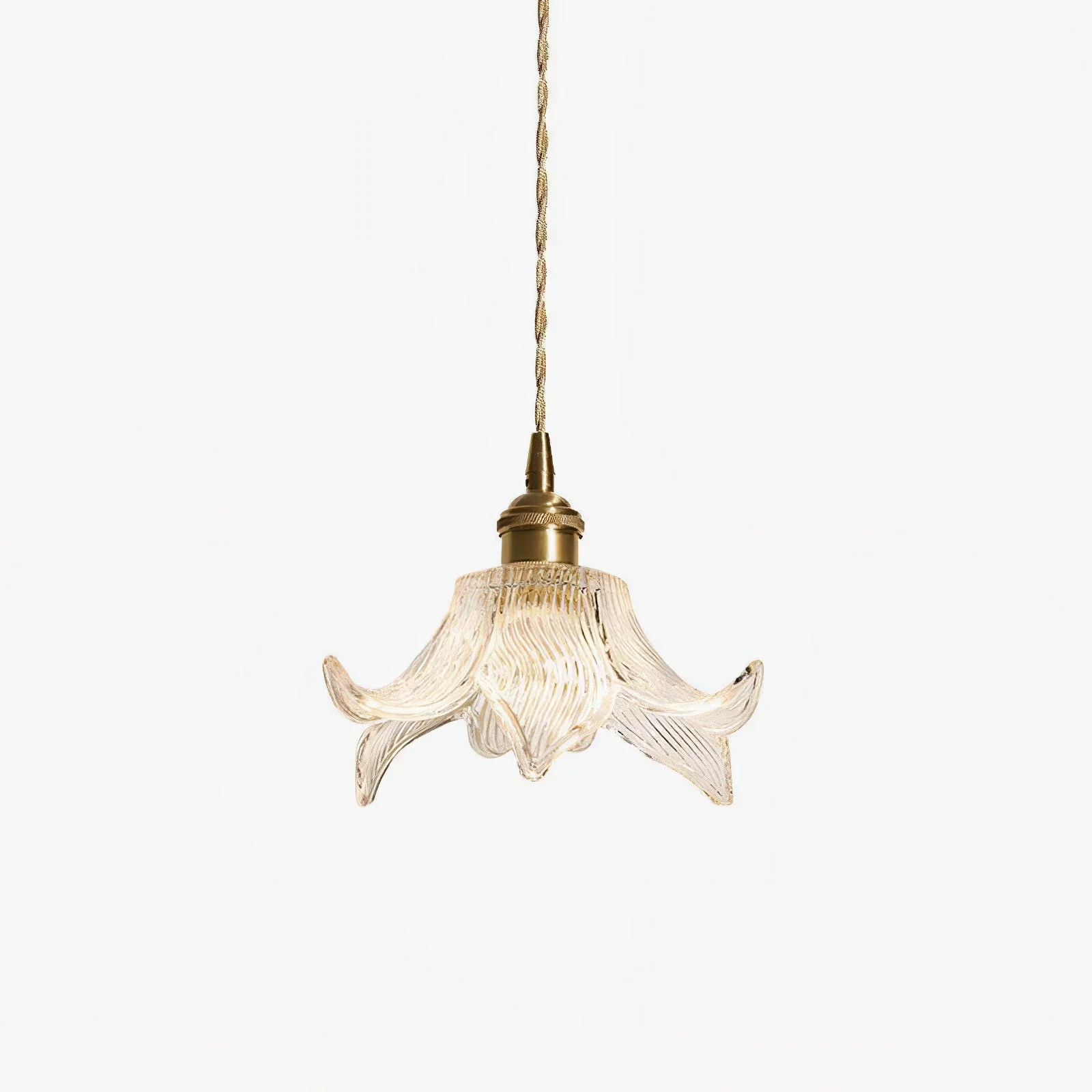 Thaliran Brass & Glass Glam Pendant Light