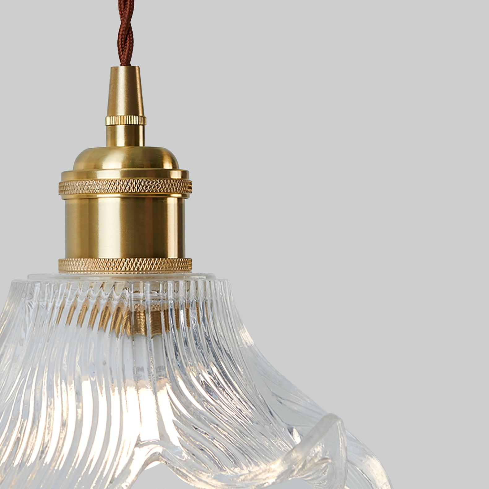 Thaliran Brass & Glass Glam Pendant Light - Image 21