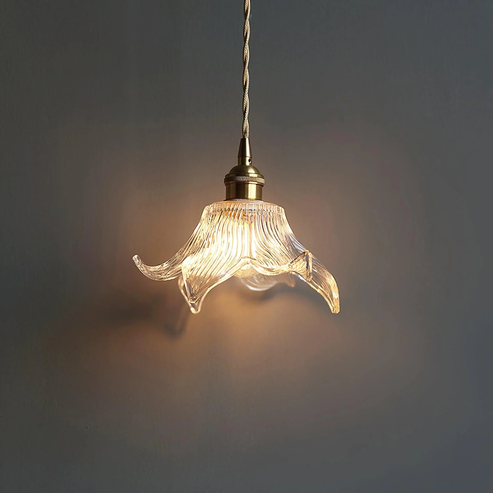 Thaliran Brass & Glass Glam Pendant Light - Image 27