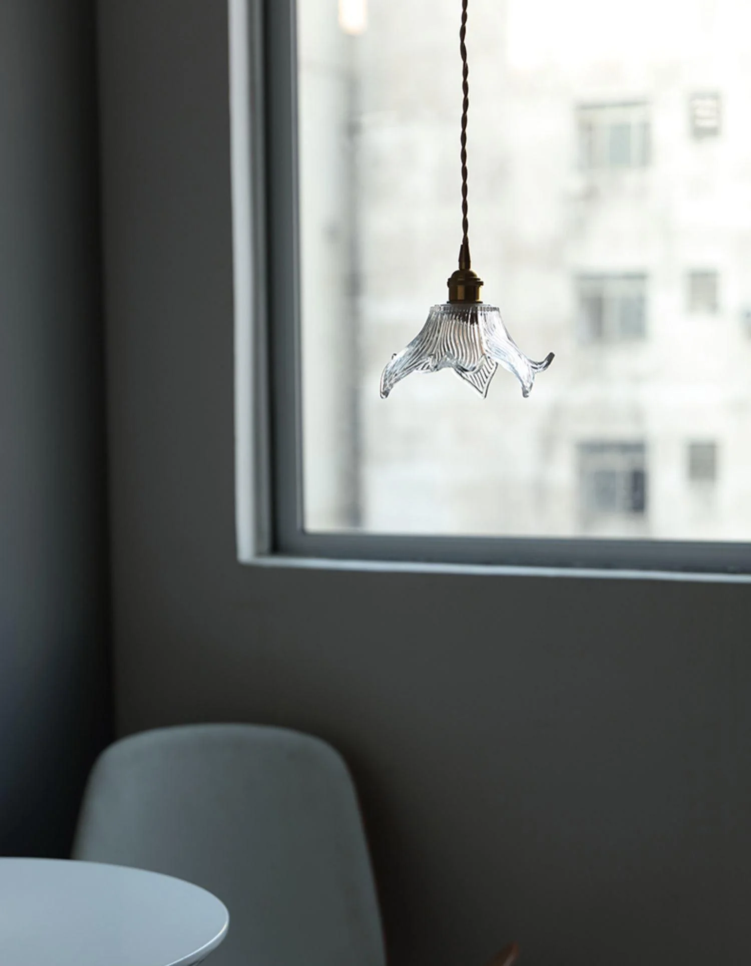 Thaliran Brass & Glass Glam Pendant Light - Image 6