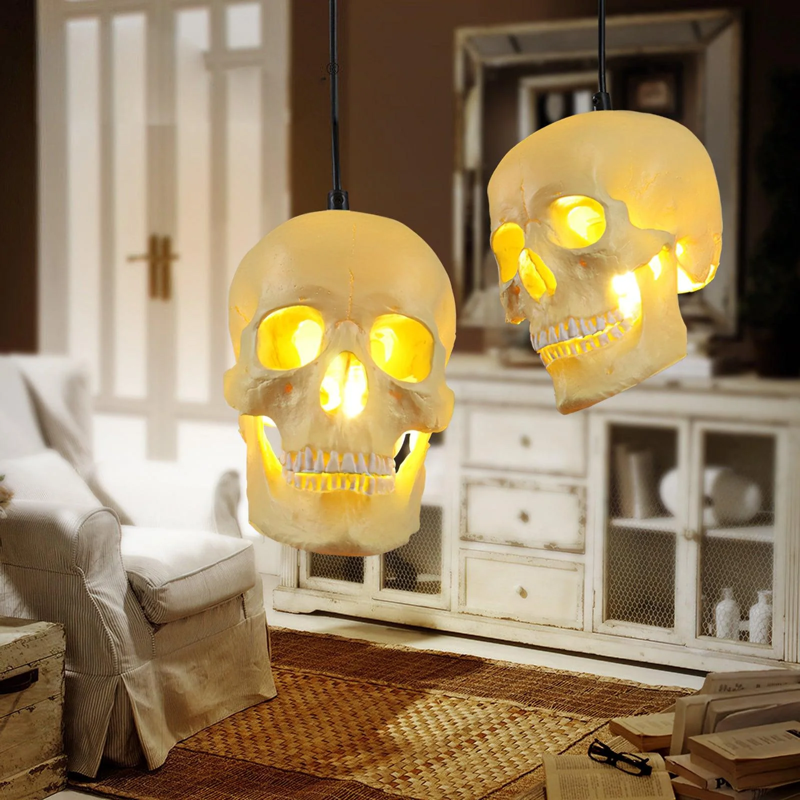 Thalire Resin Artistic Pendant Light - Image 8