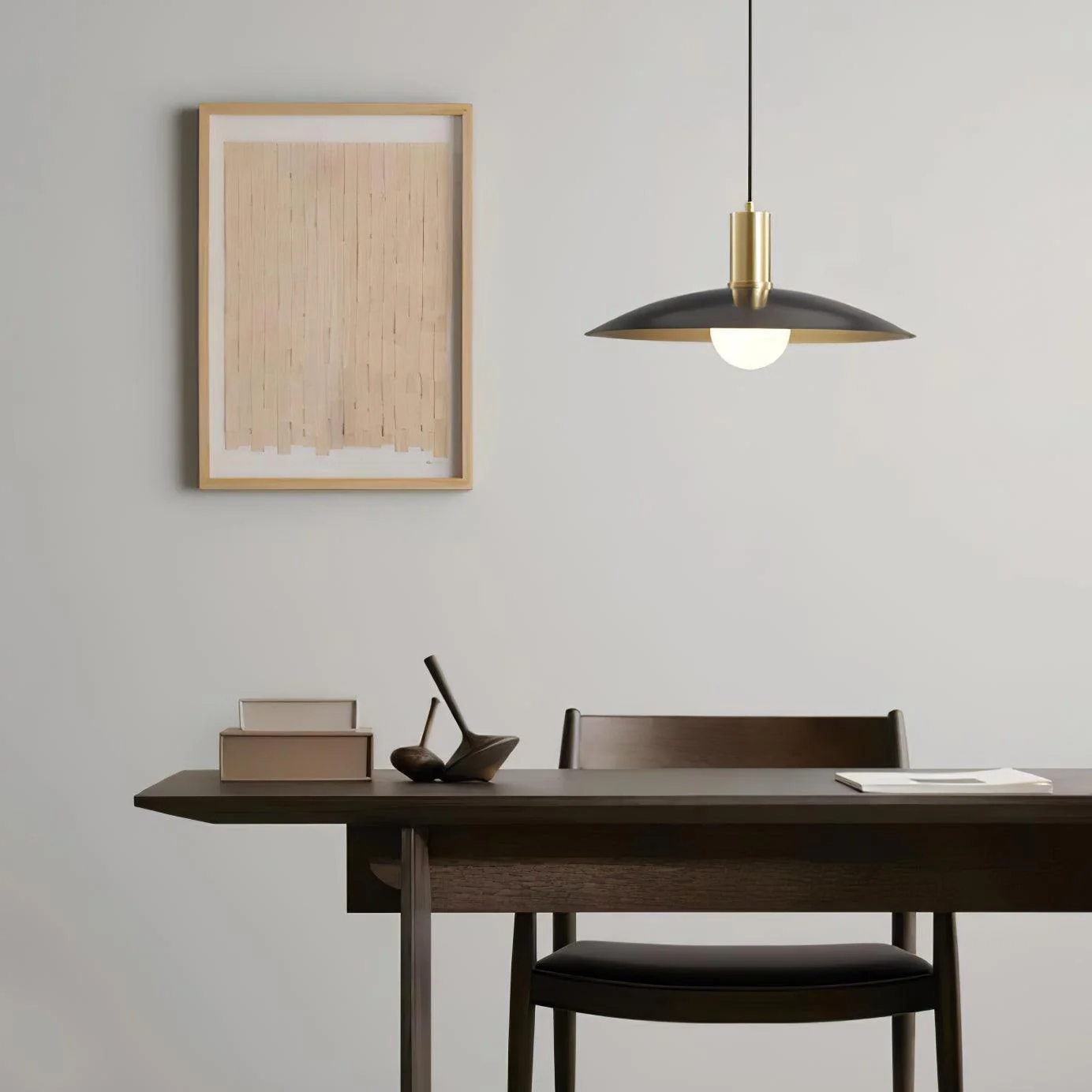 Thalora Brass & Glass Classic Pendant Lamp - Image 20