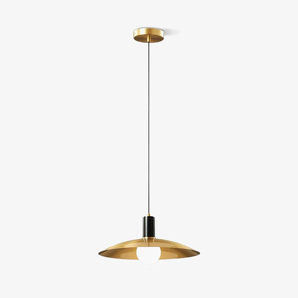 Thalora Brass & Glass Classic Pendant Lamp - Image 22