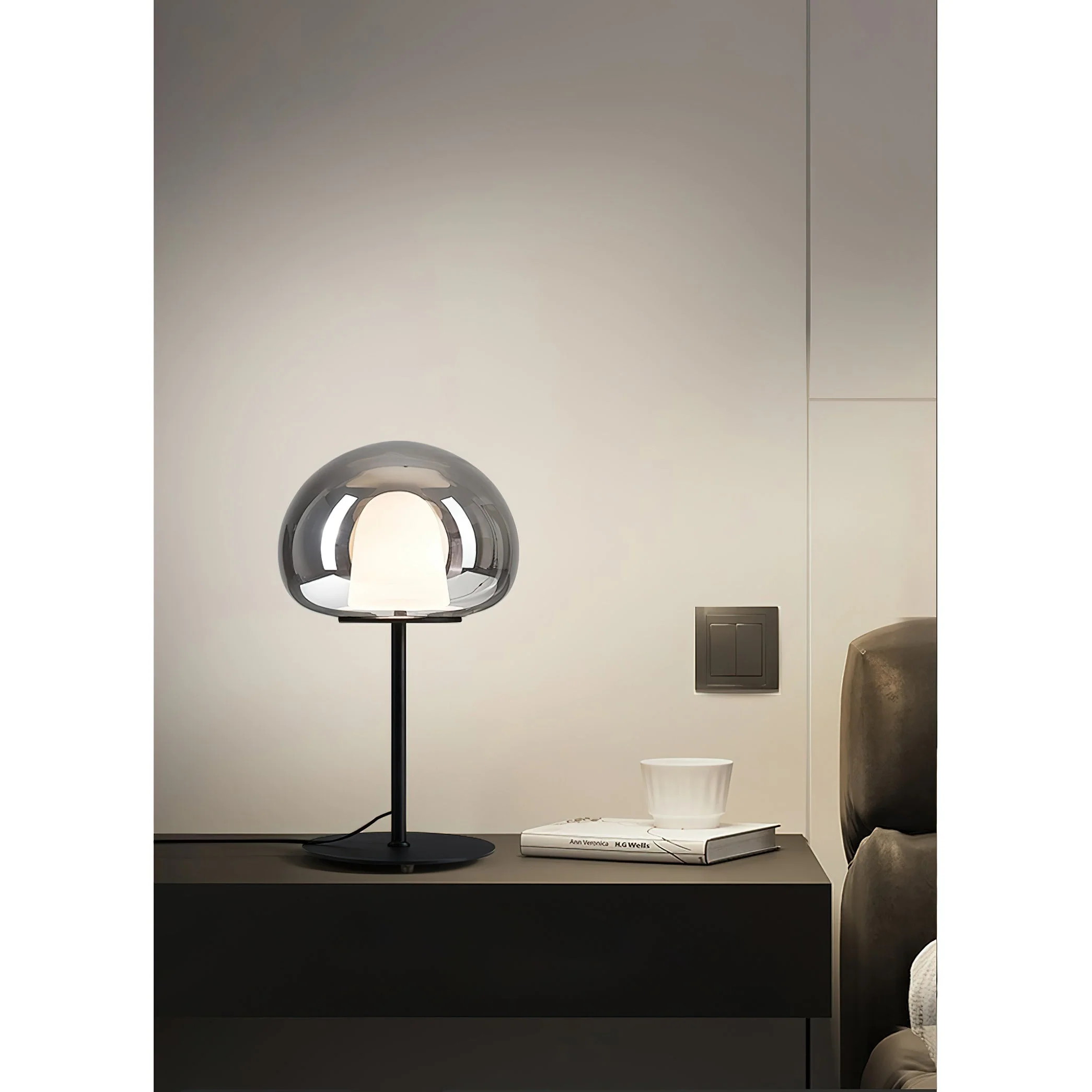 Thea Modern Glass Table Lamp - Image 5