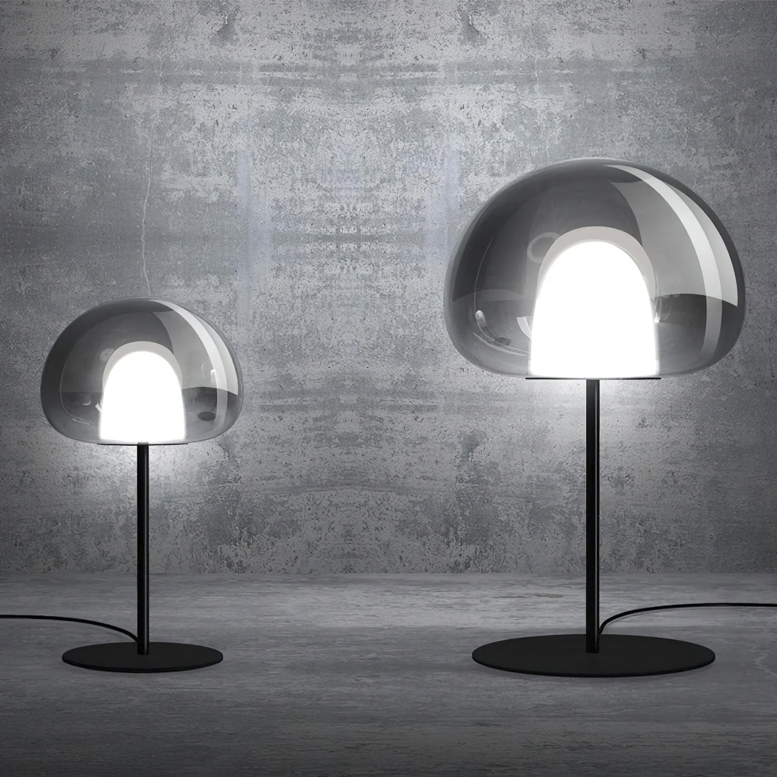 Thea Modern Glass Table Lamp - Image 7