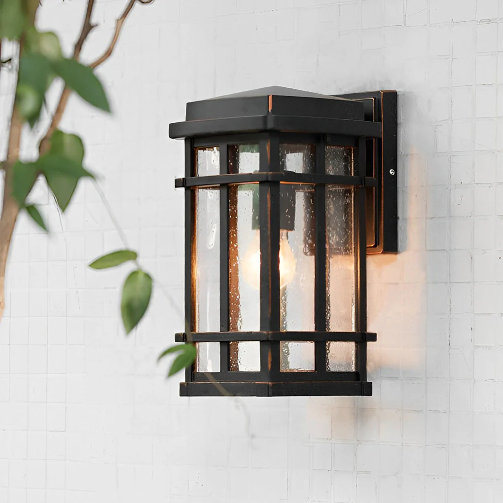 Thea Retro Simple Bubbles Modern Outdoor Wall Light - Image 3