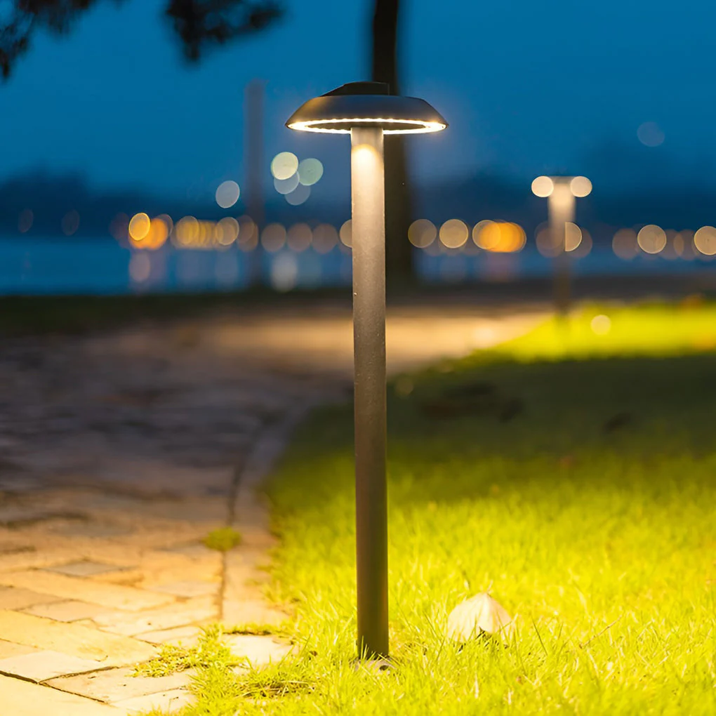 Thelma Modern Mushroom Landscape Outdoor Post Lamp