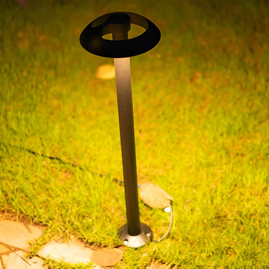 Thelma Modern Mushroom Landscape Outdoor Post Lamp - Image 3