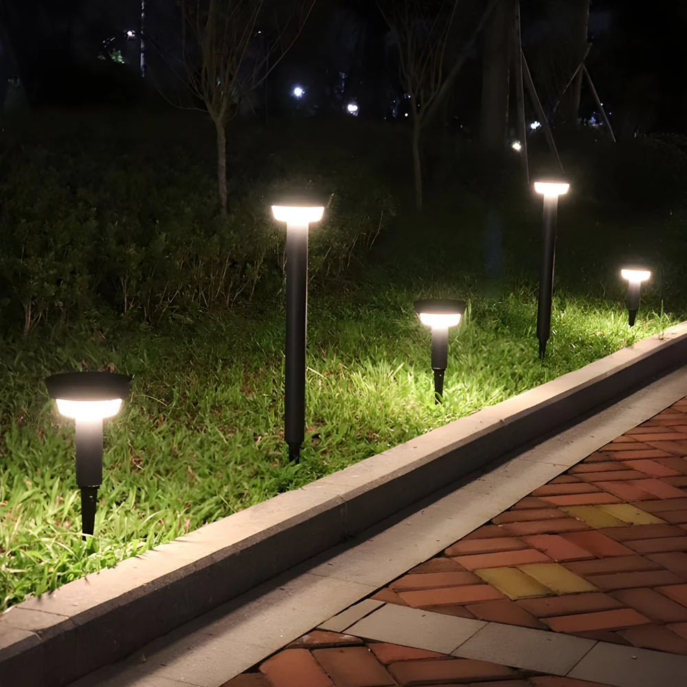 Theob Sleek Cylinder LED Outdoor Path Light - Image 13