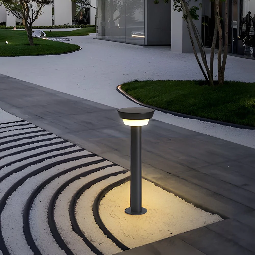Theob Sleek Cylinder LED Outdoor Path Light - Image 8