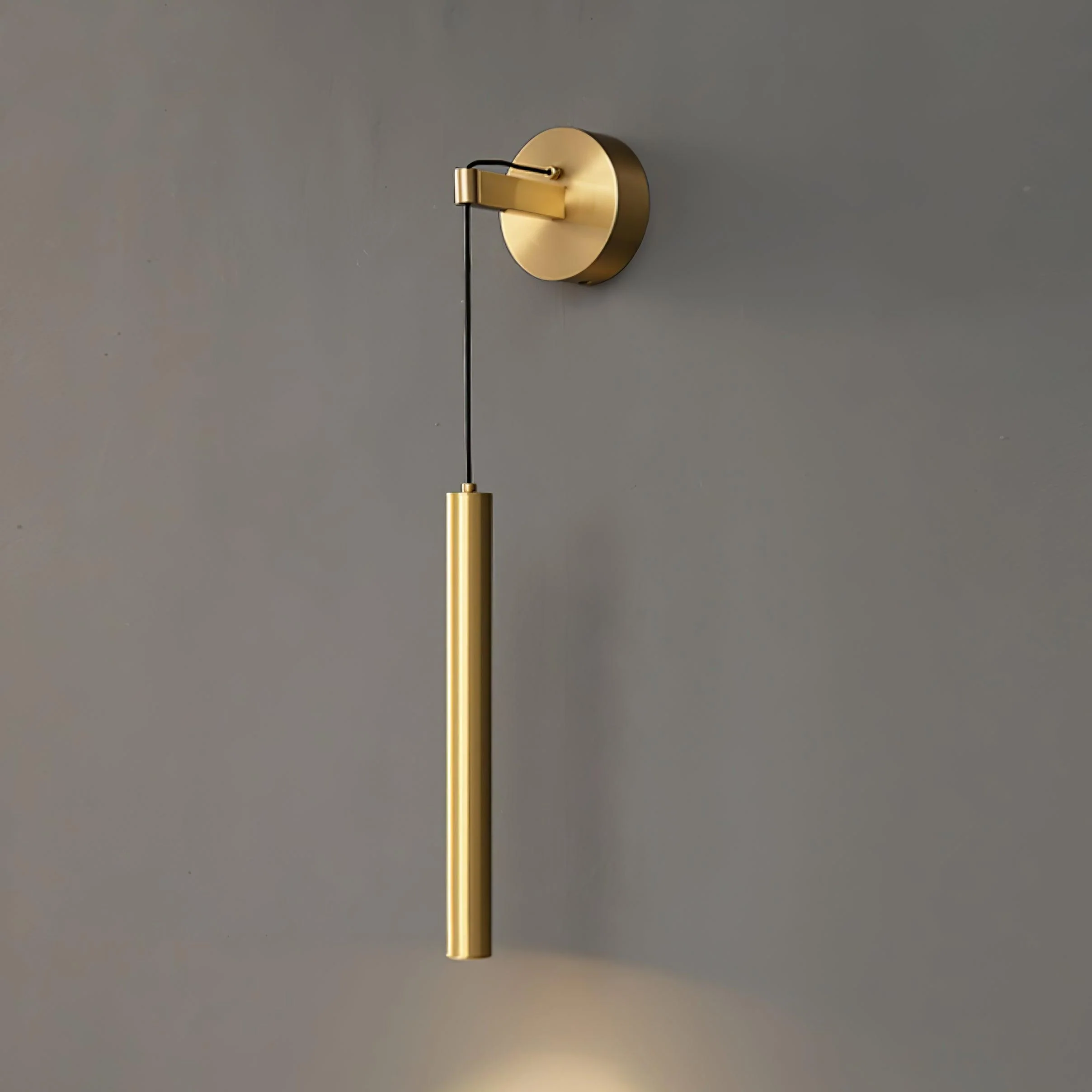 Thomasina Modern Minimalist Line Brass Wall Light - Image 11
