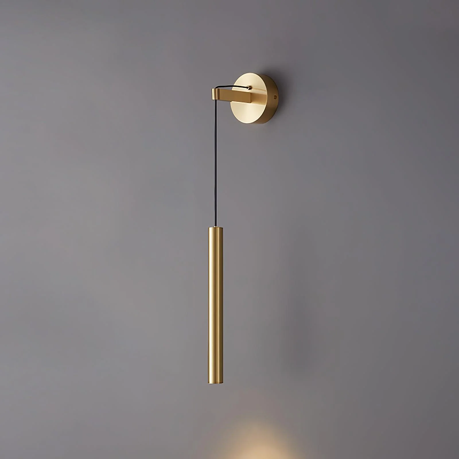 Thomasina Modern Minimalist Line Brass Wall Light - Image 13