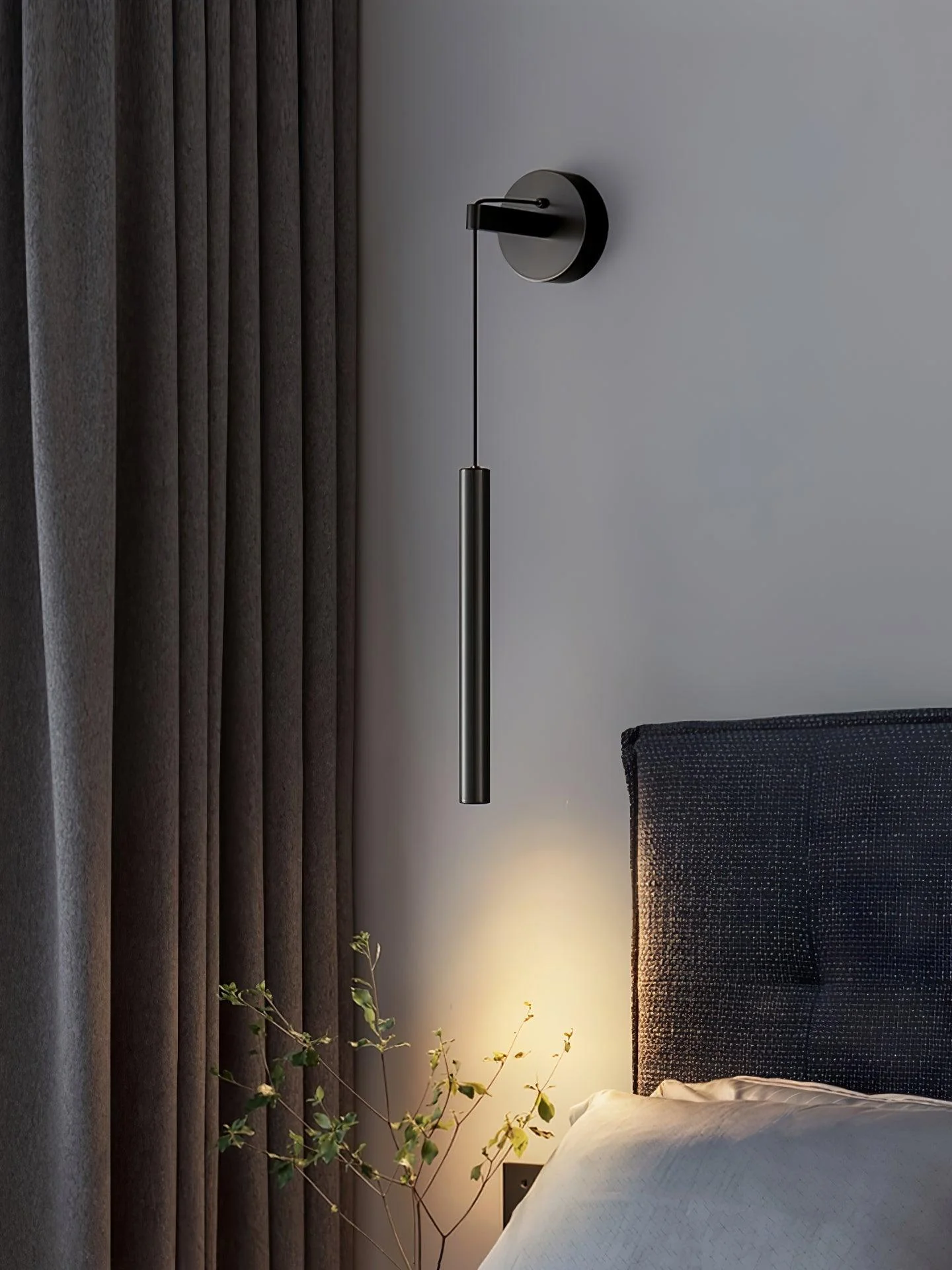 Thomasina Modern Minimalist Line Brass Wall Light - Image 22