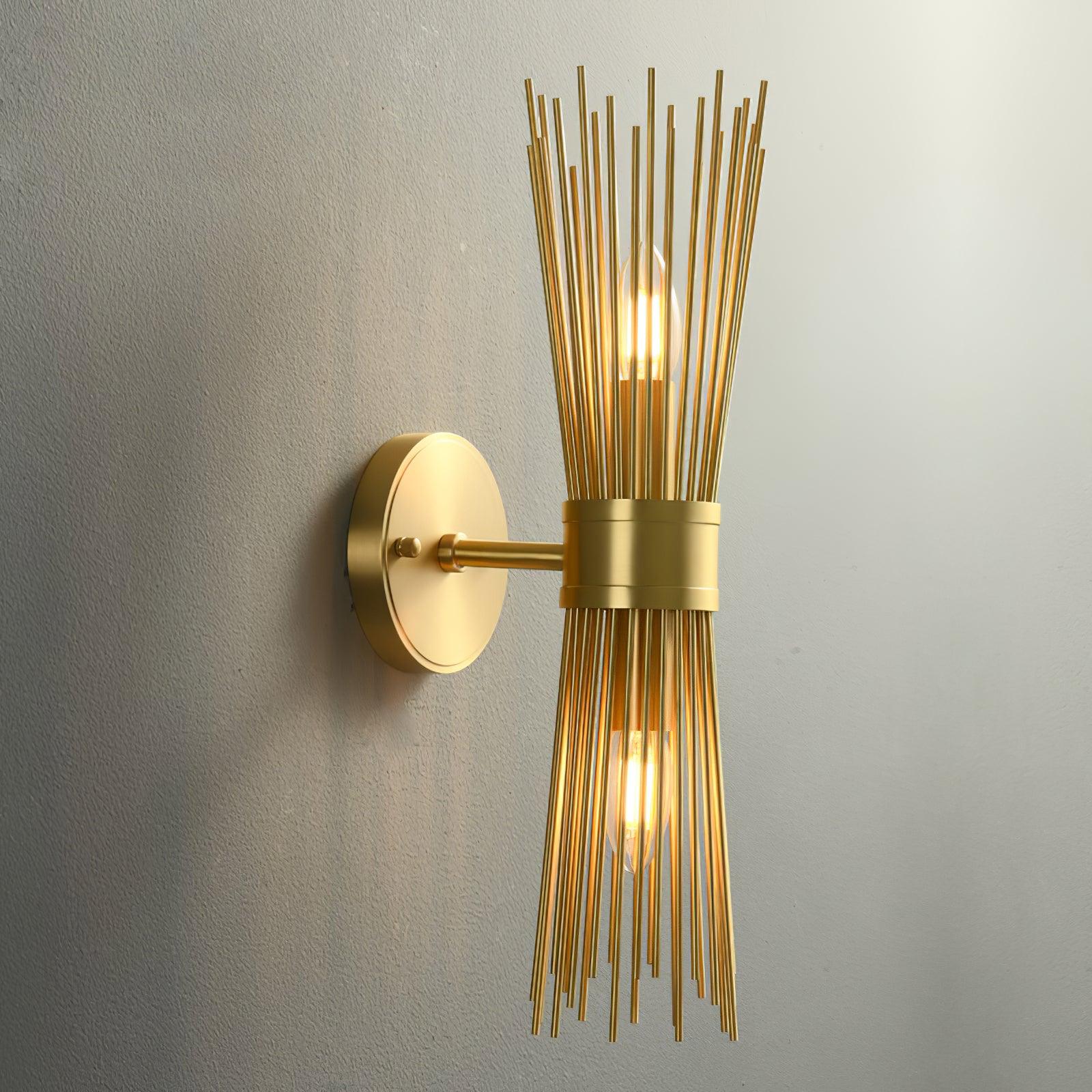 Thresher Postmodern Luxury Candle Brass Wall Light - Image 17