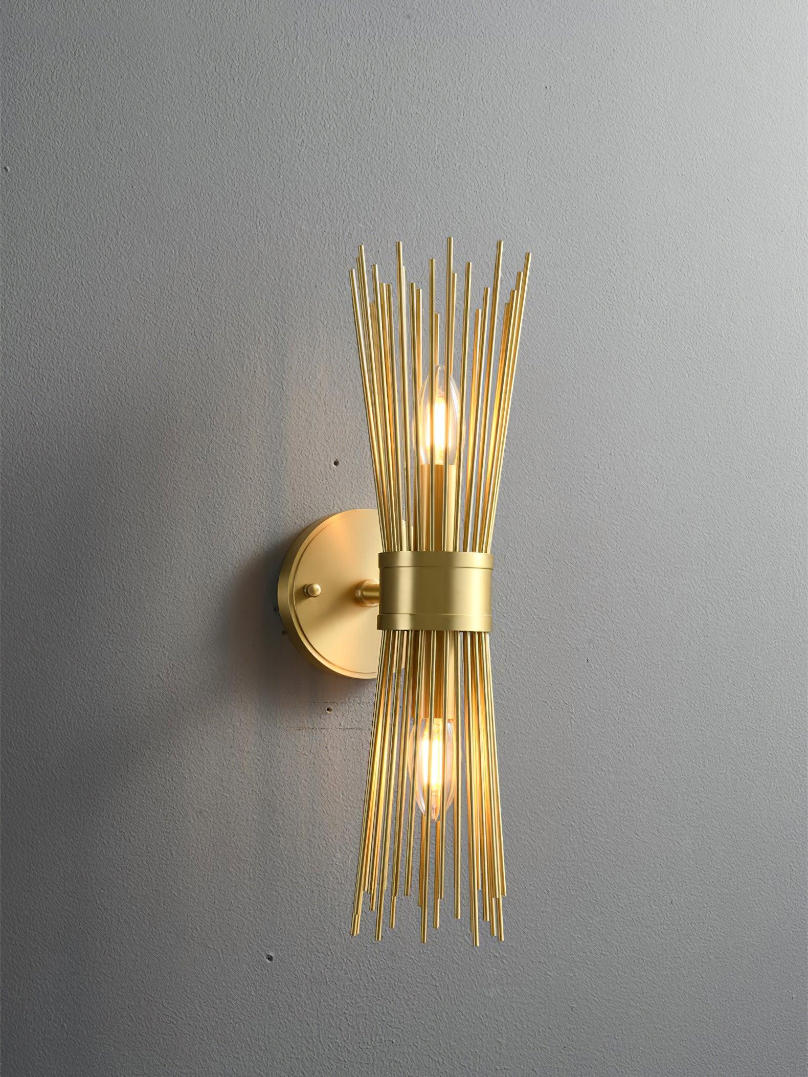 Thresher Postmodern Luxury Candle Brass Wall Light - Image 25