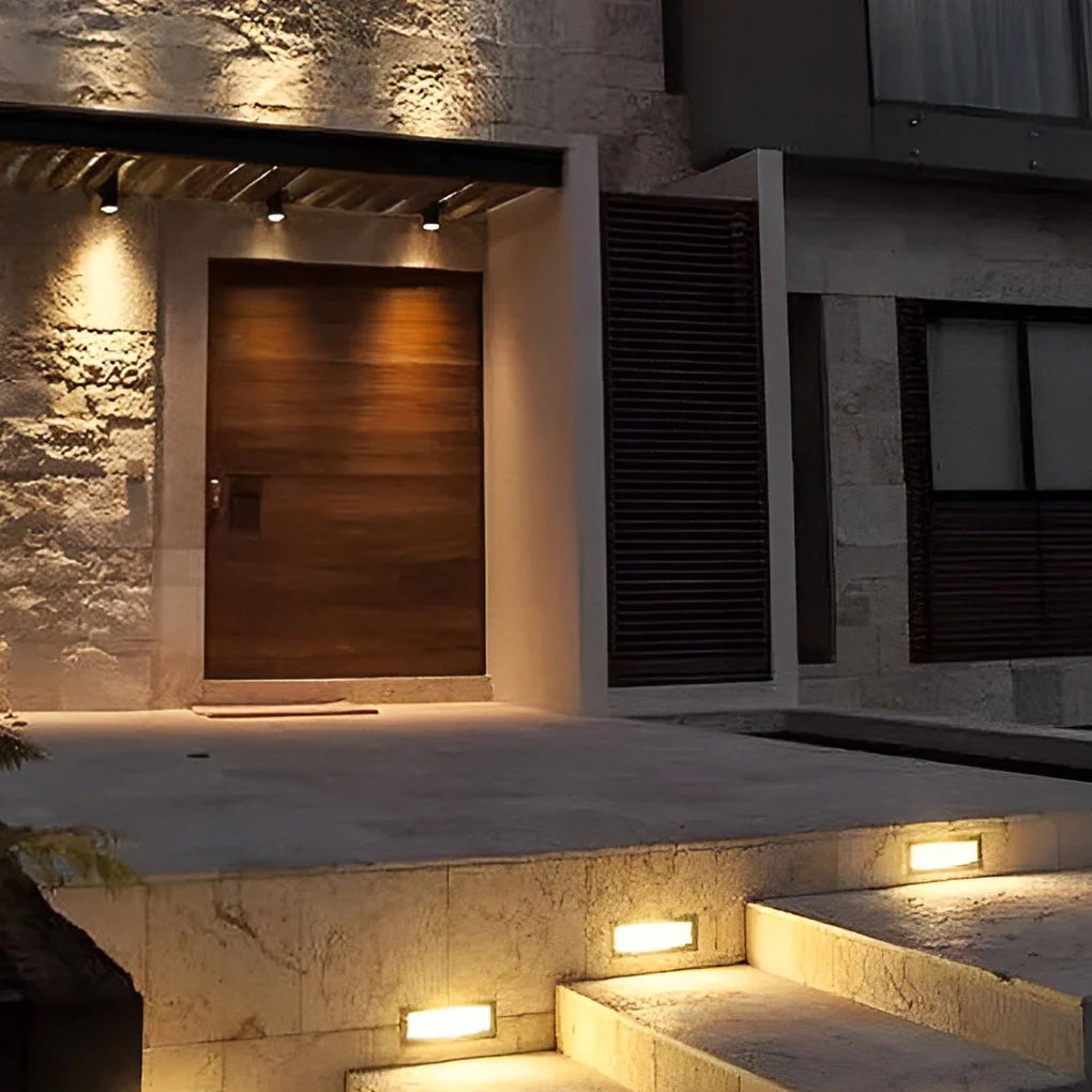 Thuder Visual Recessed LED Modern Outdoor Step Lights