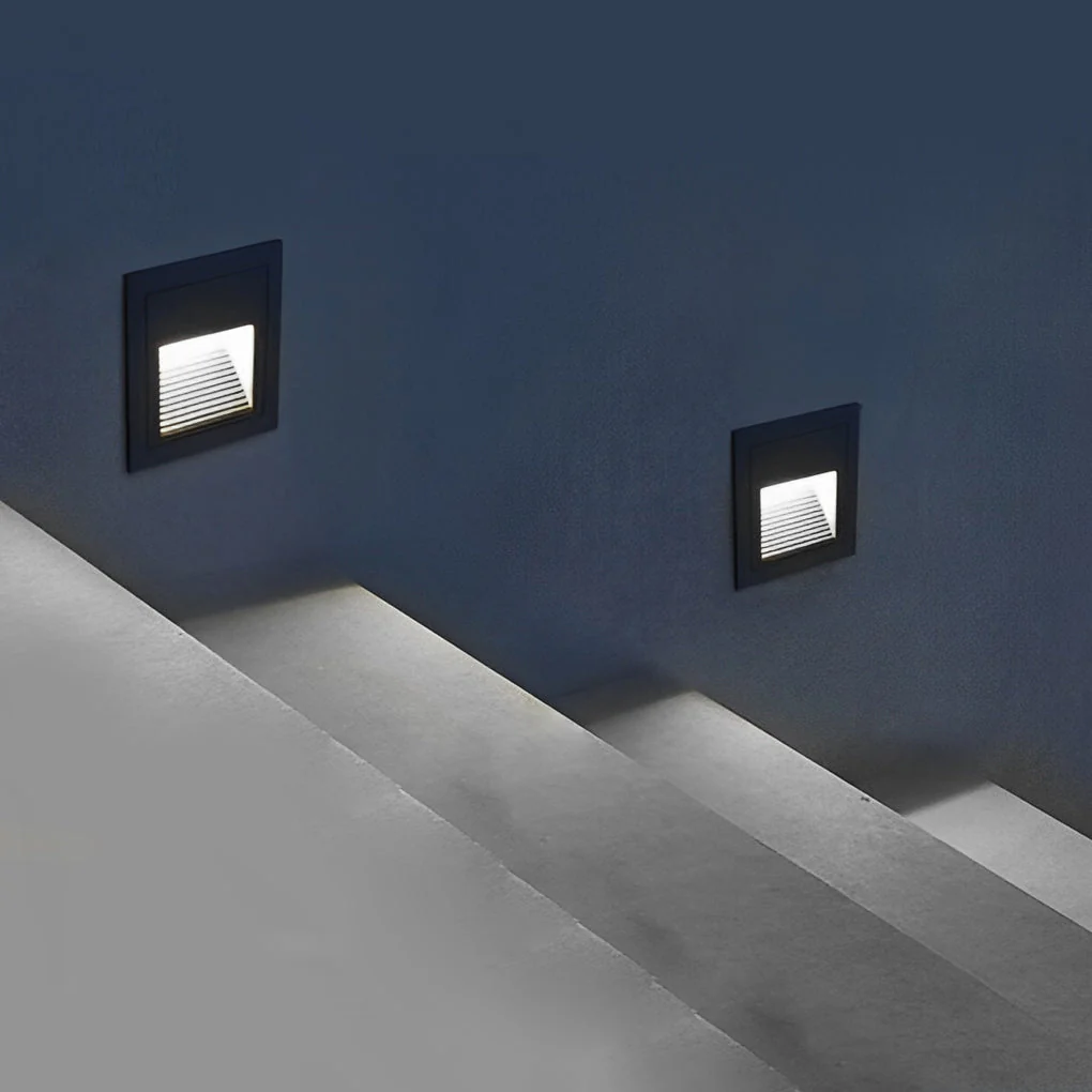 Thuder Visual Recessed LED Modern Outdoor Step Lights - Image 2