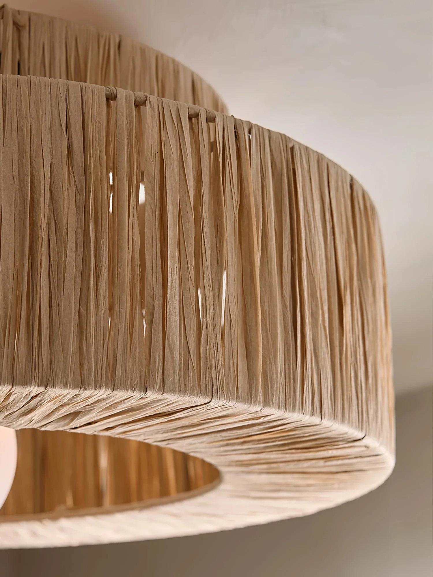 Thyra Straw Traditional Retro Pendant Light - Image 20