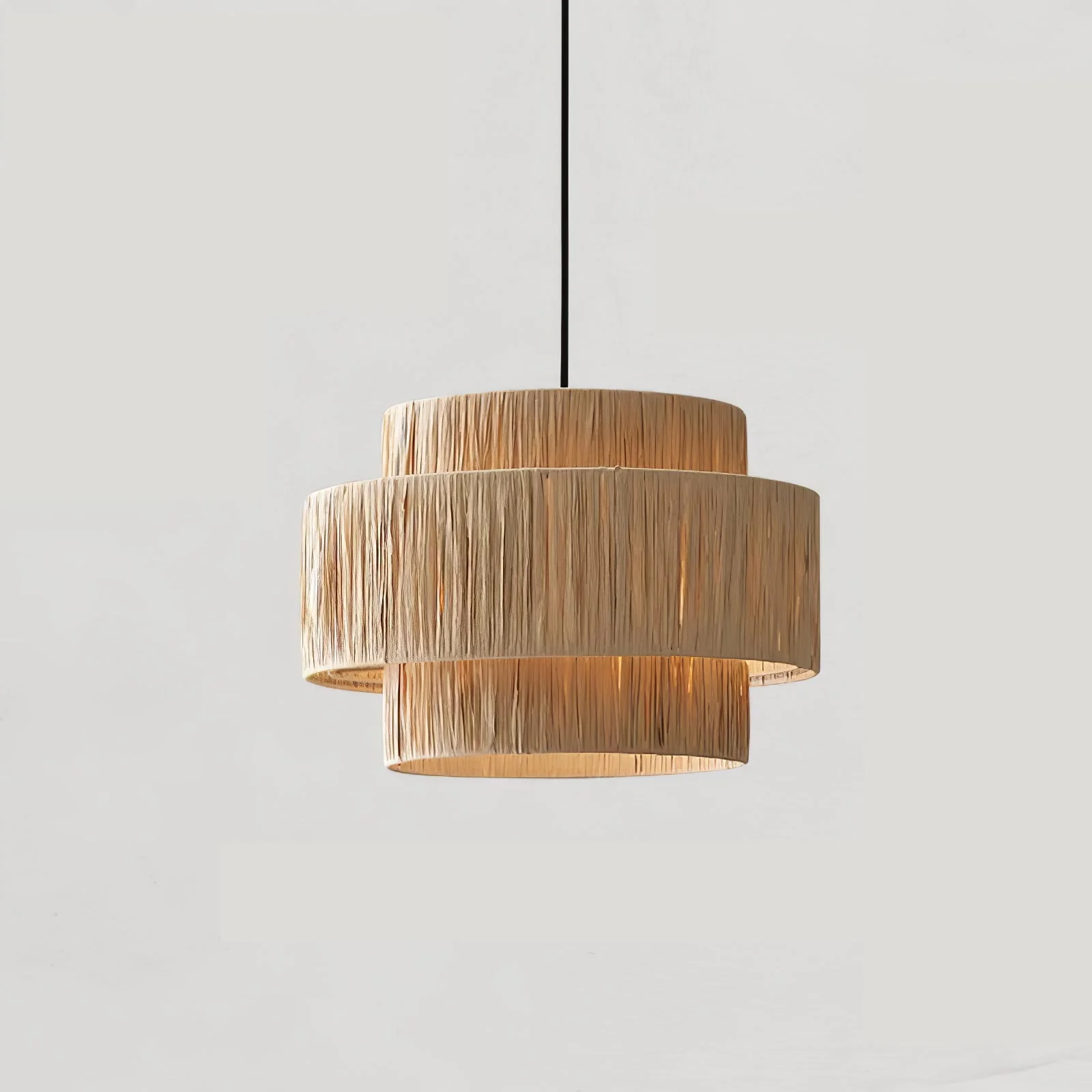 Thyra Straw Traditional Retro Pendant Light - Image 24