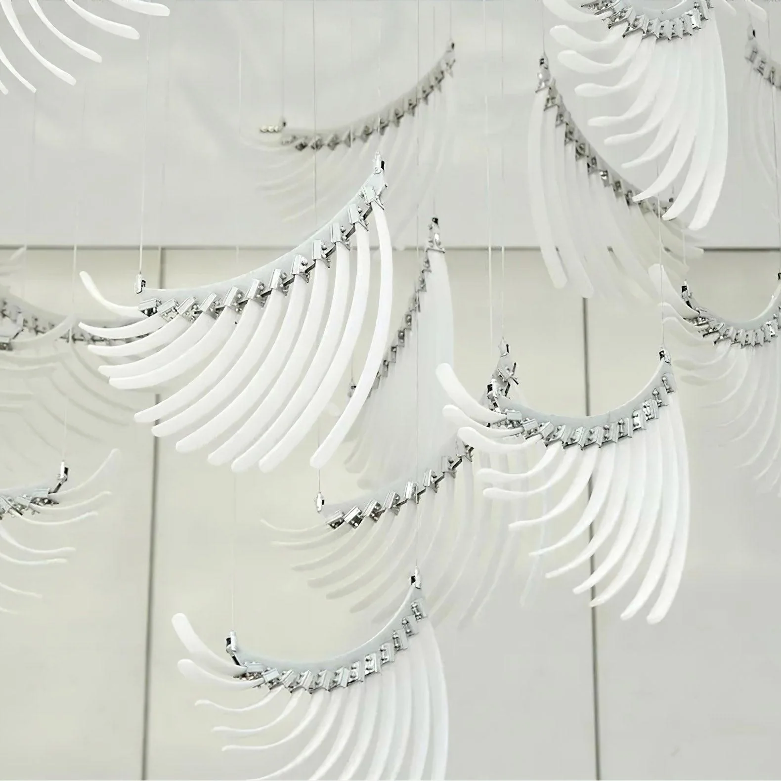 Tiered Postmodern Luxury Palmette Chandelier - Image 5