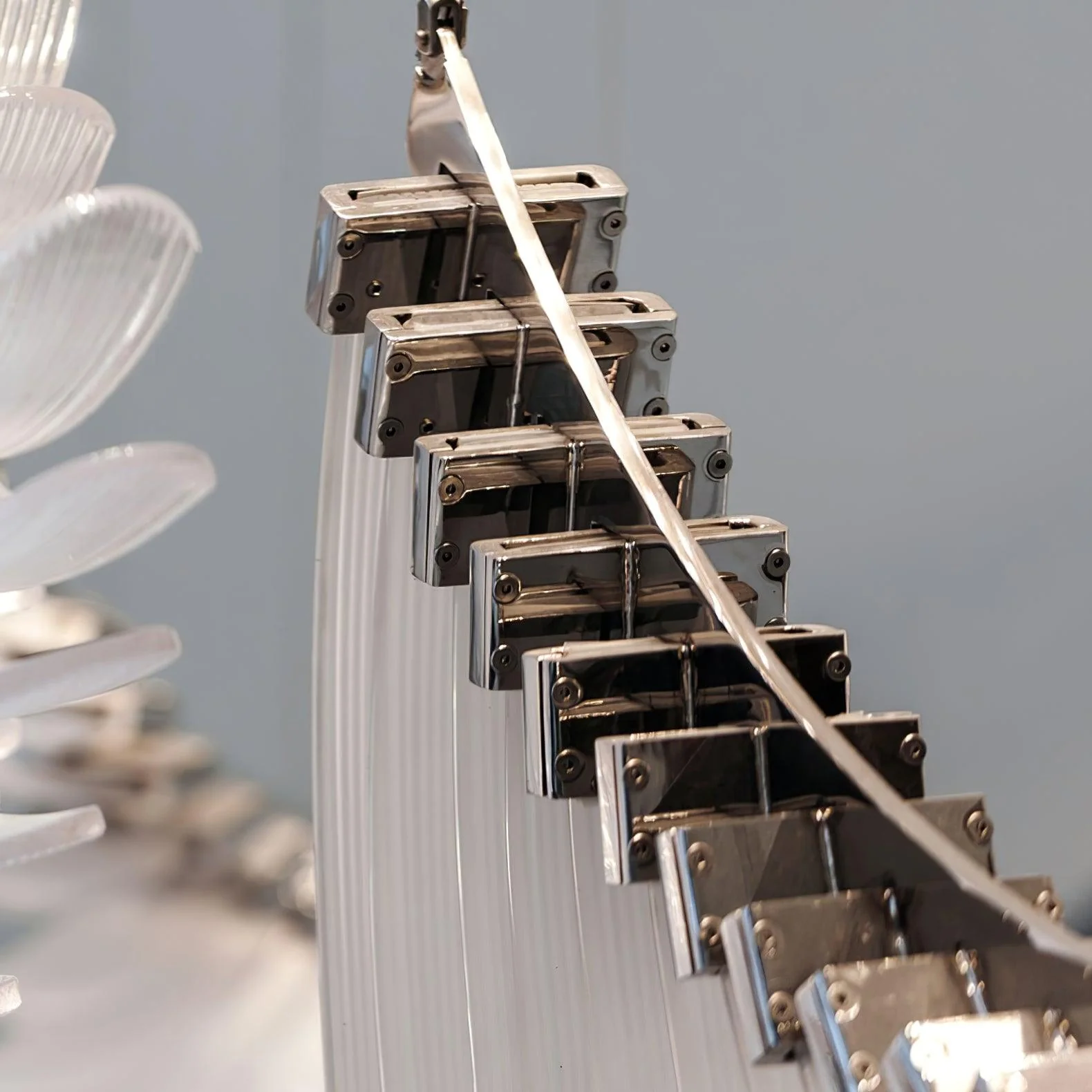 Tiered Postmodern Luxury Palmette Chandelier - Image 6