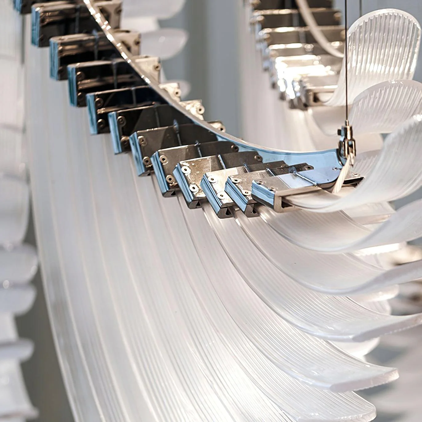 Tiered Postmodern Luxury Palmette Chandelier - Image 7