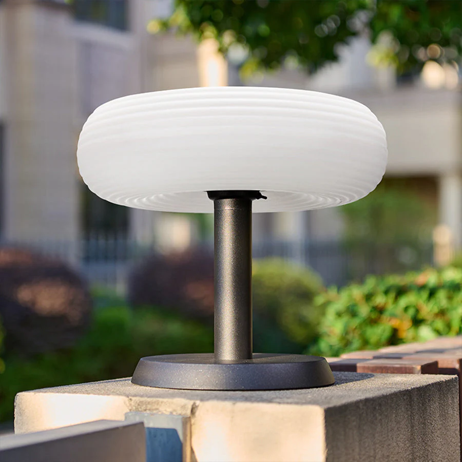 Tila Round Landscape Outdoor Pillar Lights - Image 4