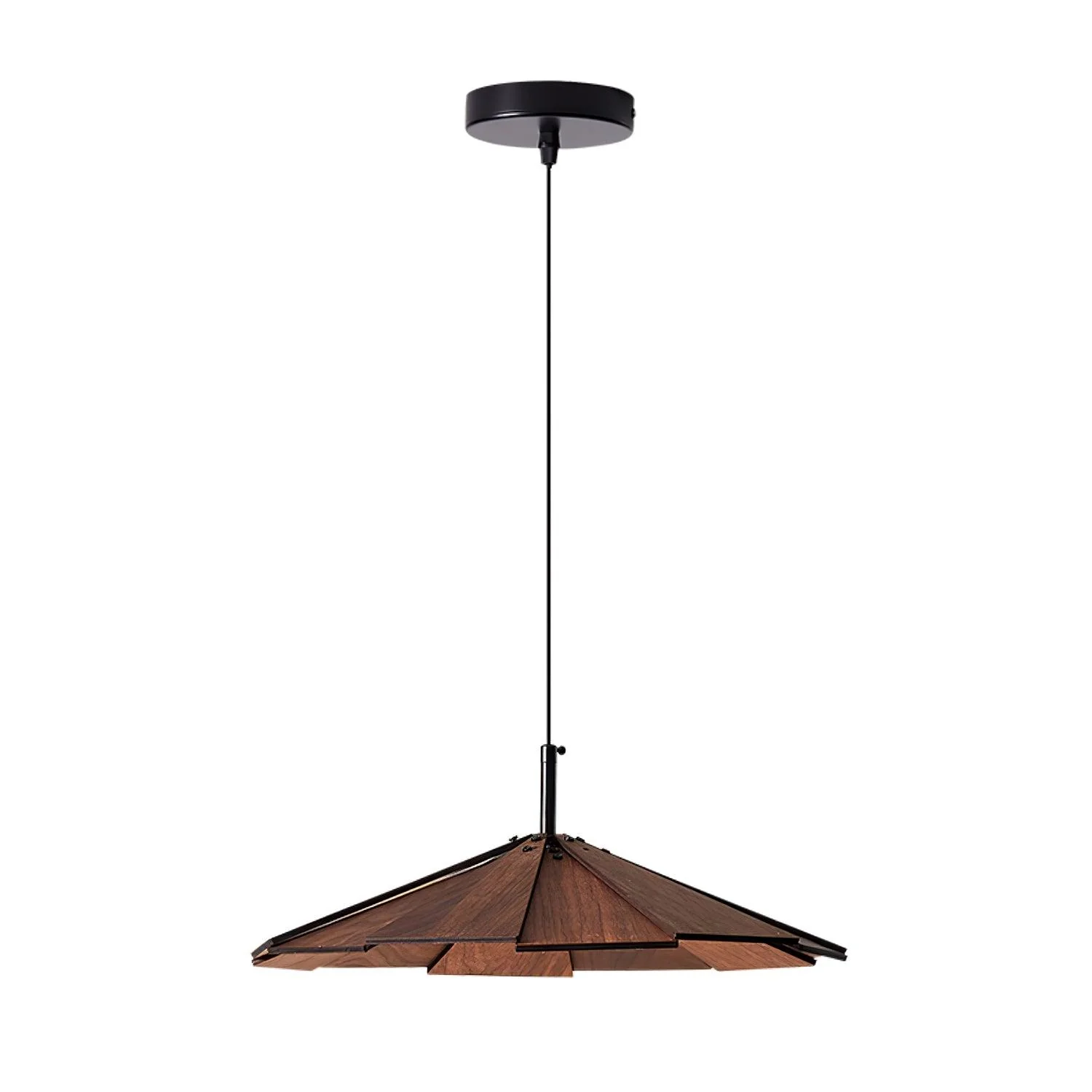 Woodura Umbrella Wooden Pendant Light - Image 15