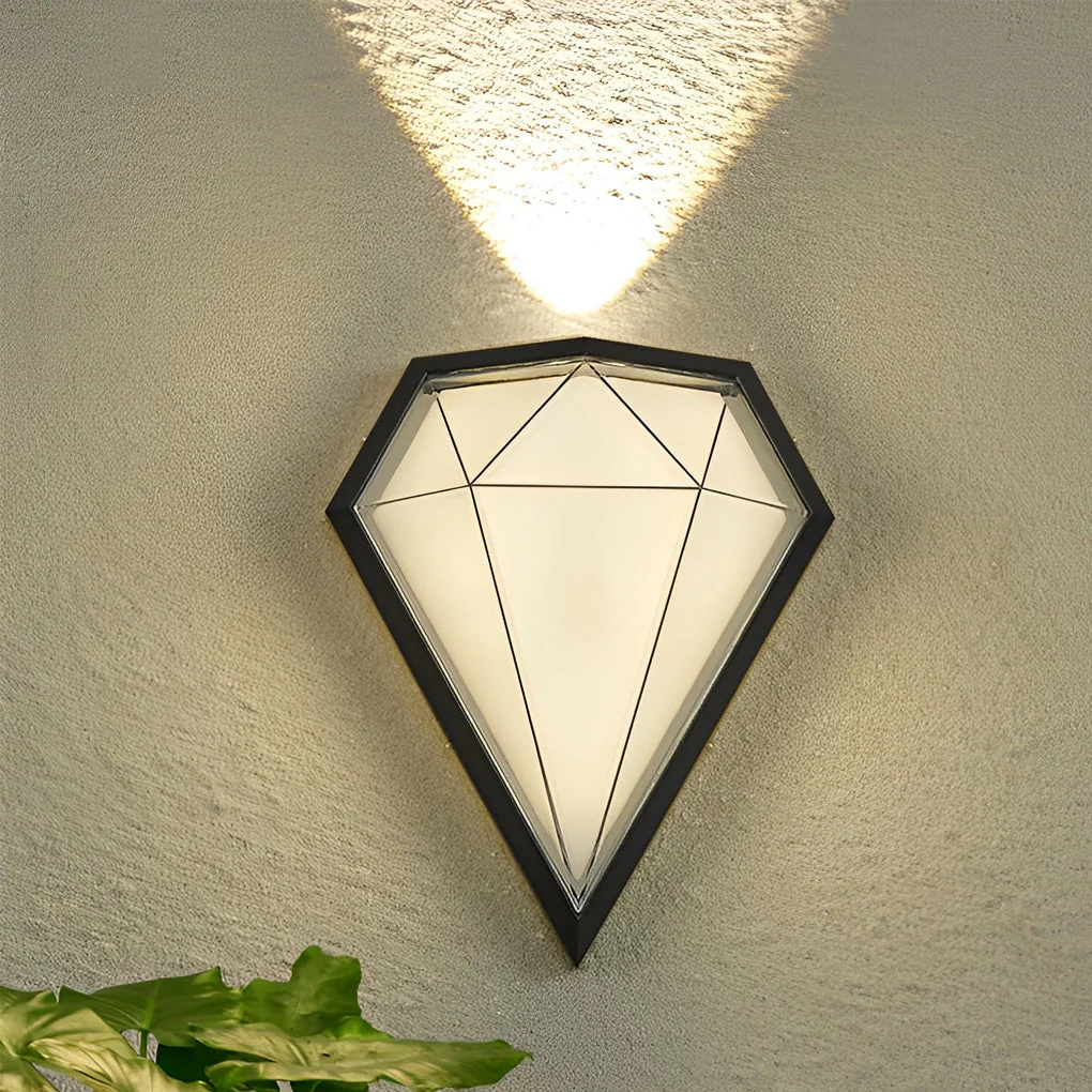 Timhea Creative Geometric LED Outdoor Wall Lamp - Image 5