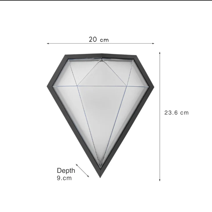 Timhea Creative Geometric LED Outdoor Wall Lamp - Image 7