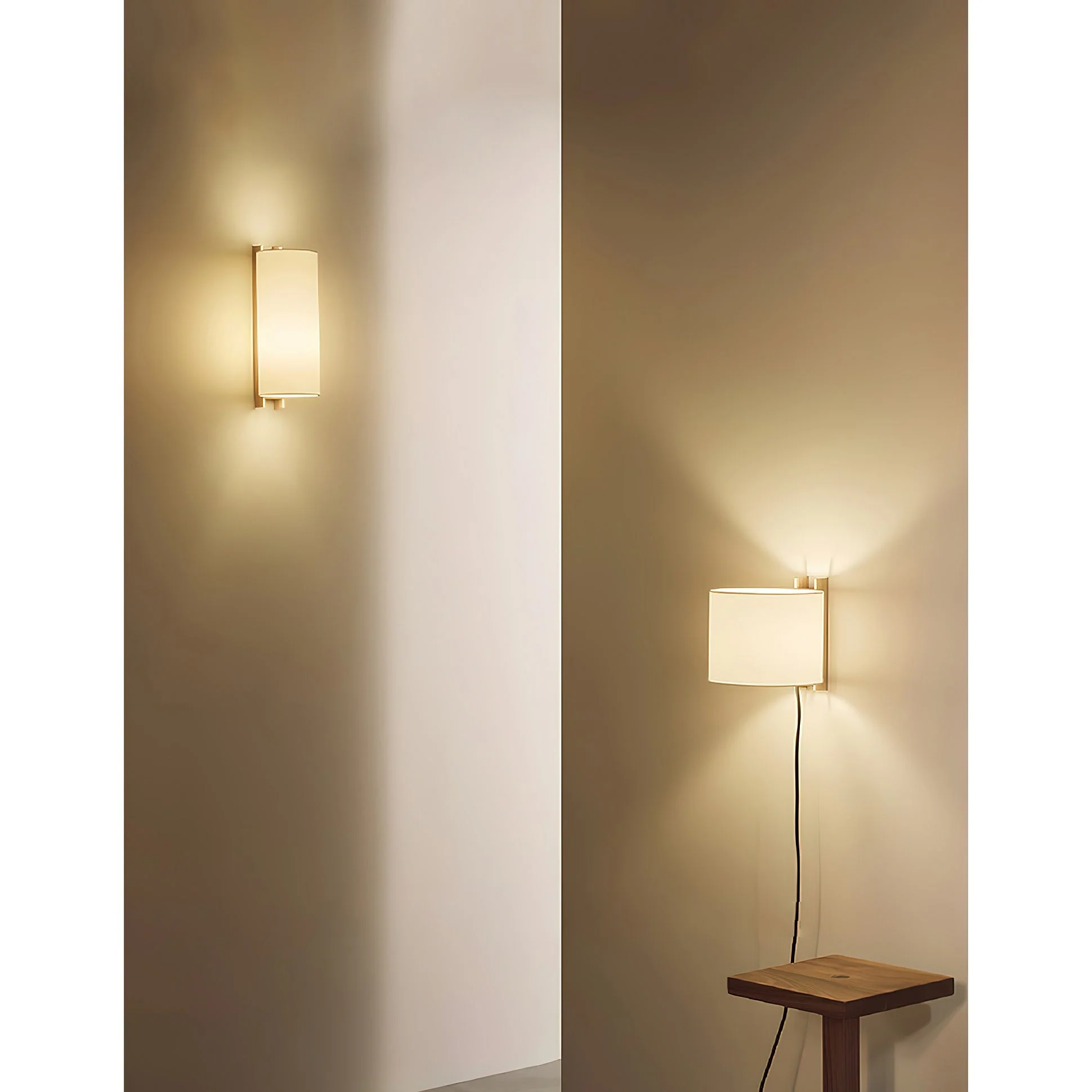 Tmma Farmhouse Fabric Wall Light - Image 6