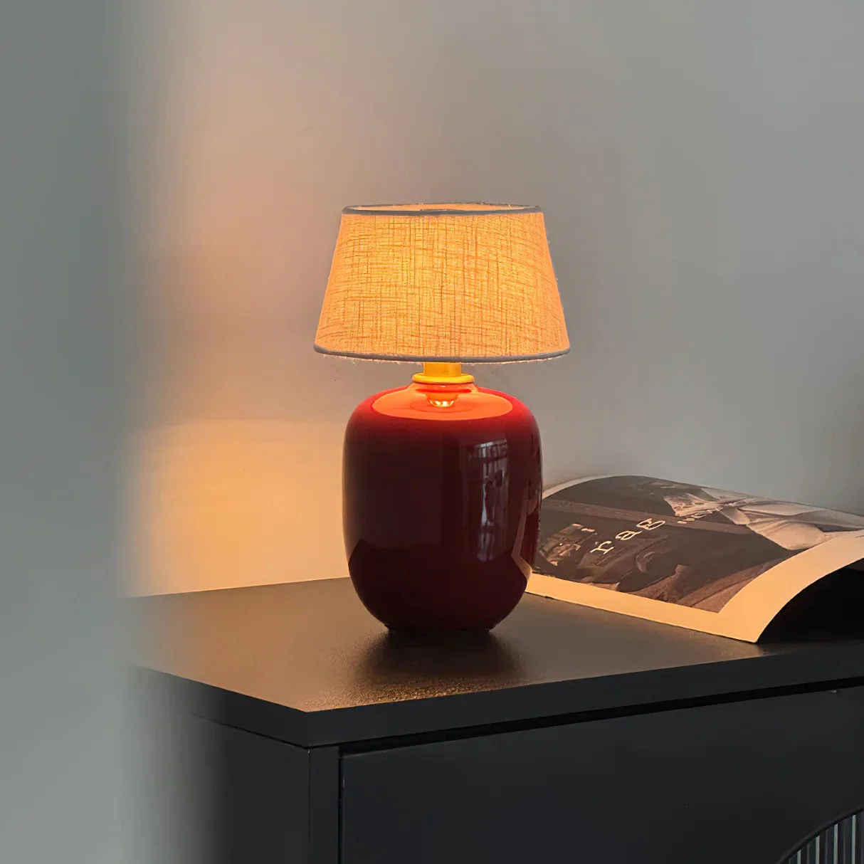 Torso Farmhouse Ceramic Table Lamp - Image 17