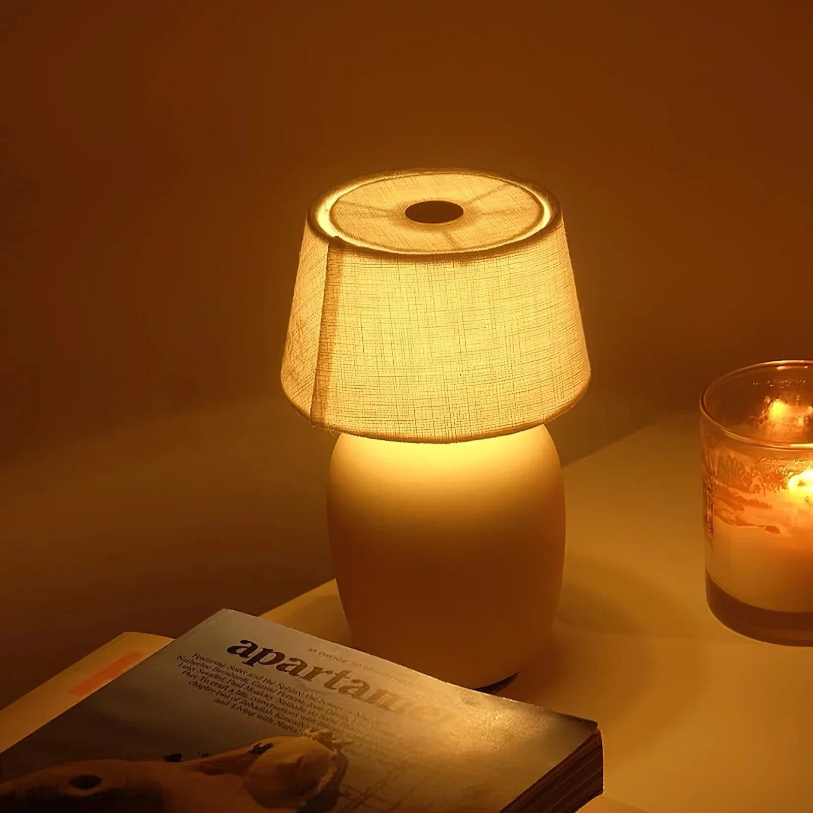 Torso Farmhouse Ceramic Table Lamp - Image 19