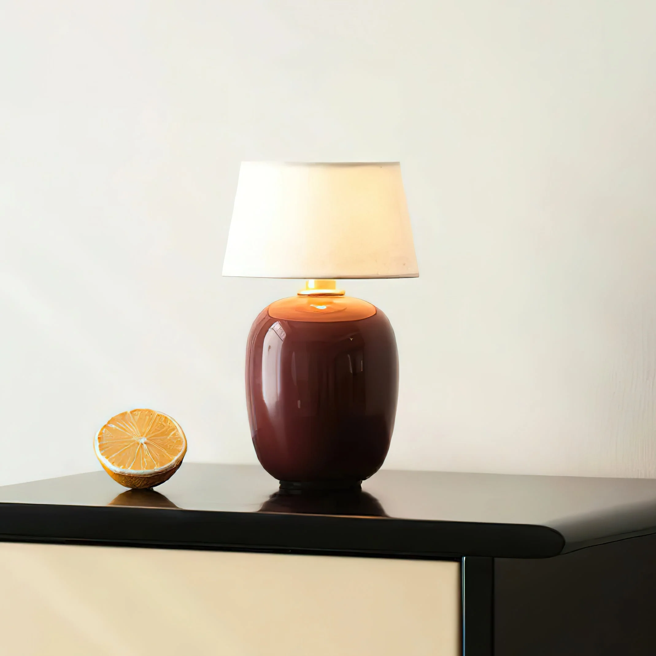 Torso Farmhouse Ceramic Table Lamp - Image 2